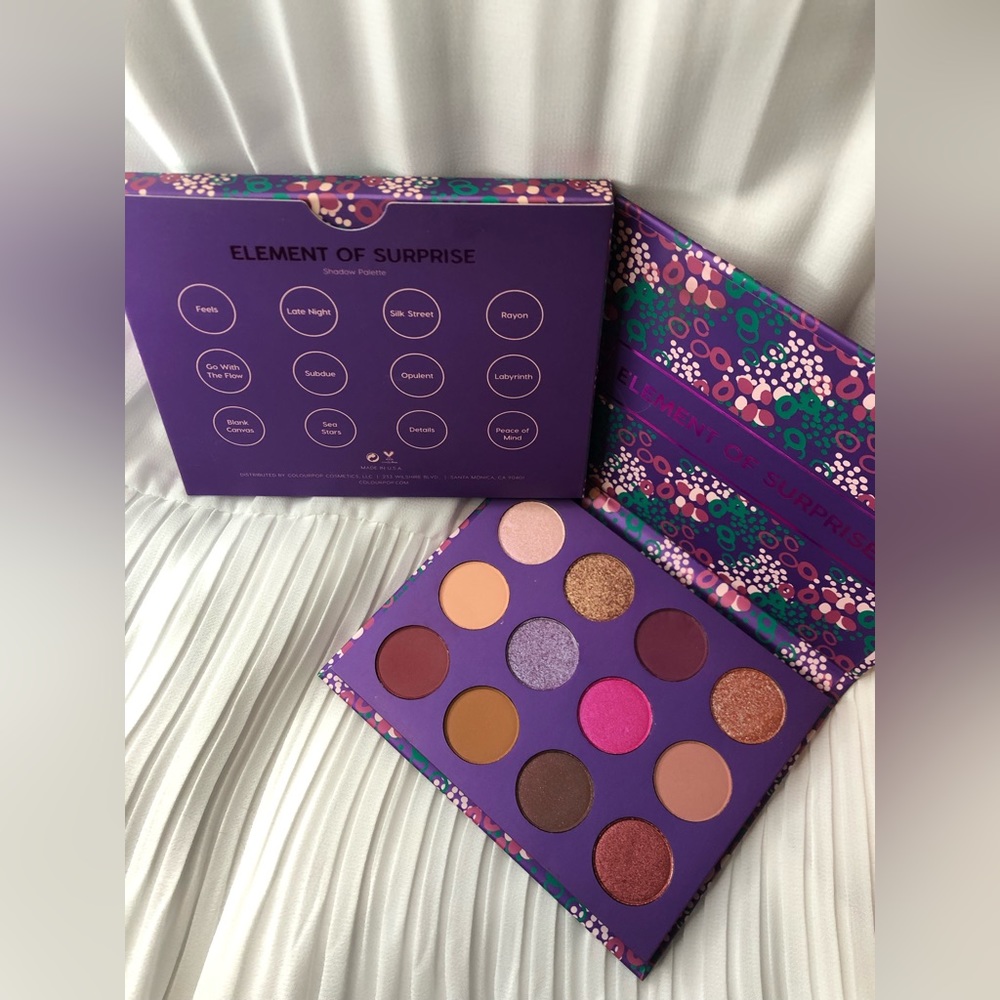 NIB Colourpop Element of Surprise Shadow Palette